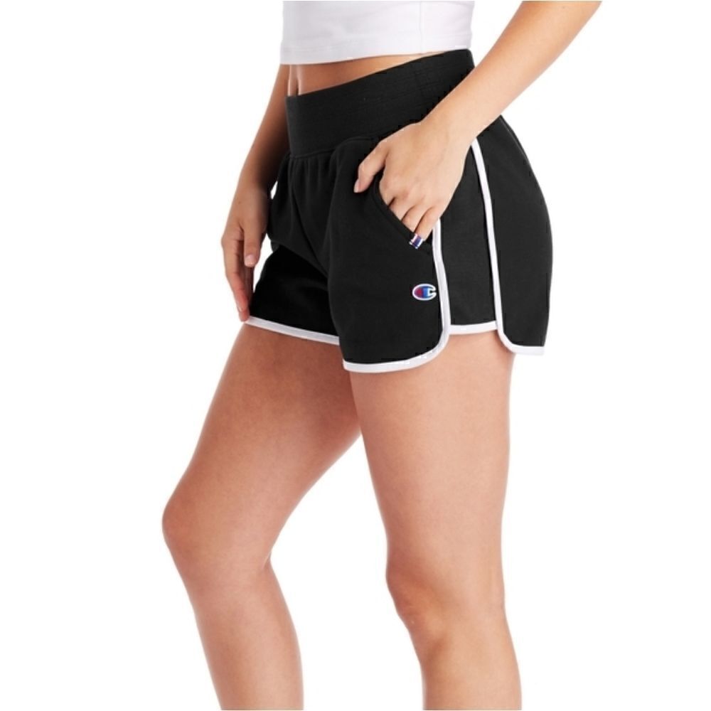 Champion Black Fleece Classic Comfort Booty Shorts